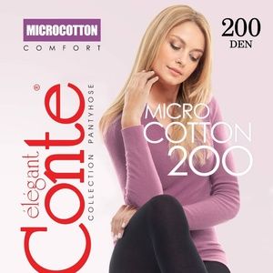 Conte Warm Opaque Tights - Microcotton 200 Den